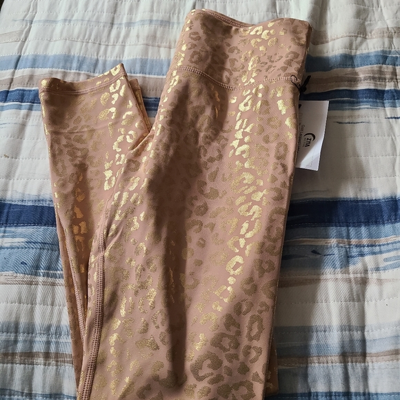 ZYIA Pants - Gold Leopard Light N Tights